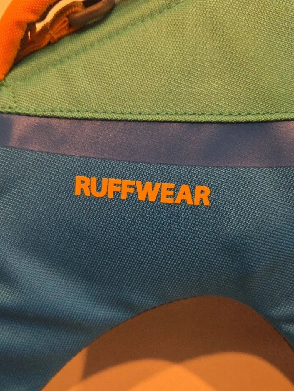 Ruffwear Blue, Teal & Orange Dog Life Jacket